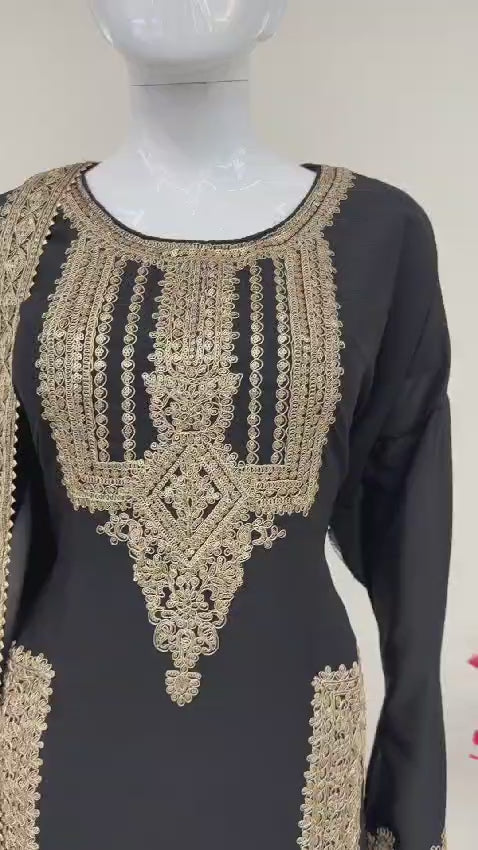 Semi Stitched / Black