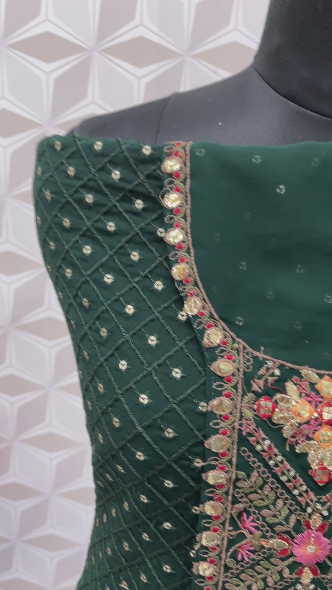 Semi Stitch / DARK GREEN