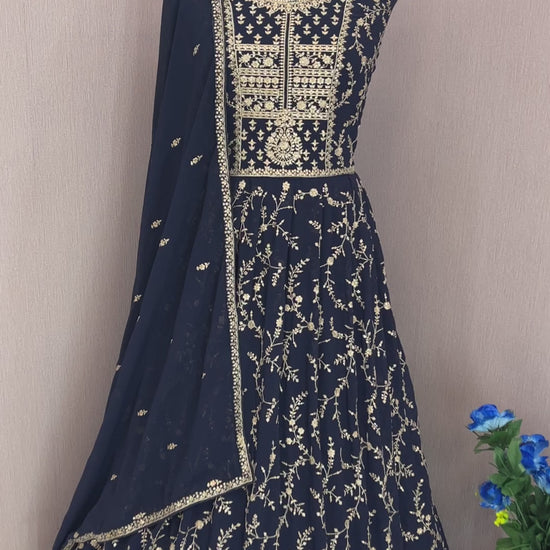 Semi Stitch / NAVY BLUE
