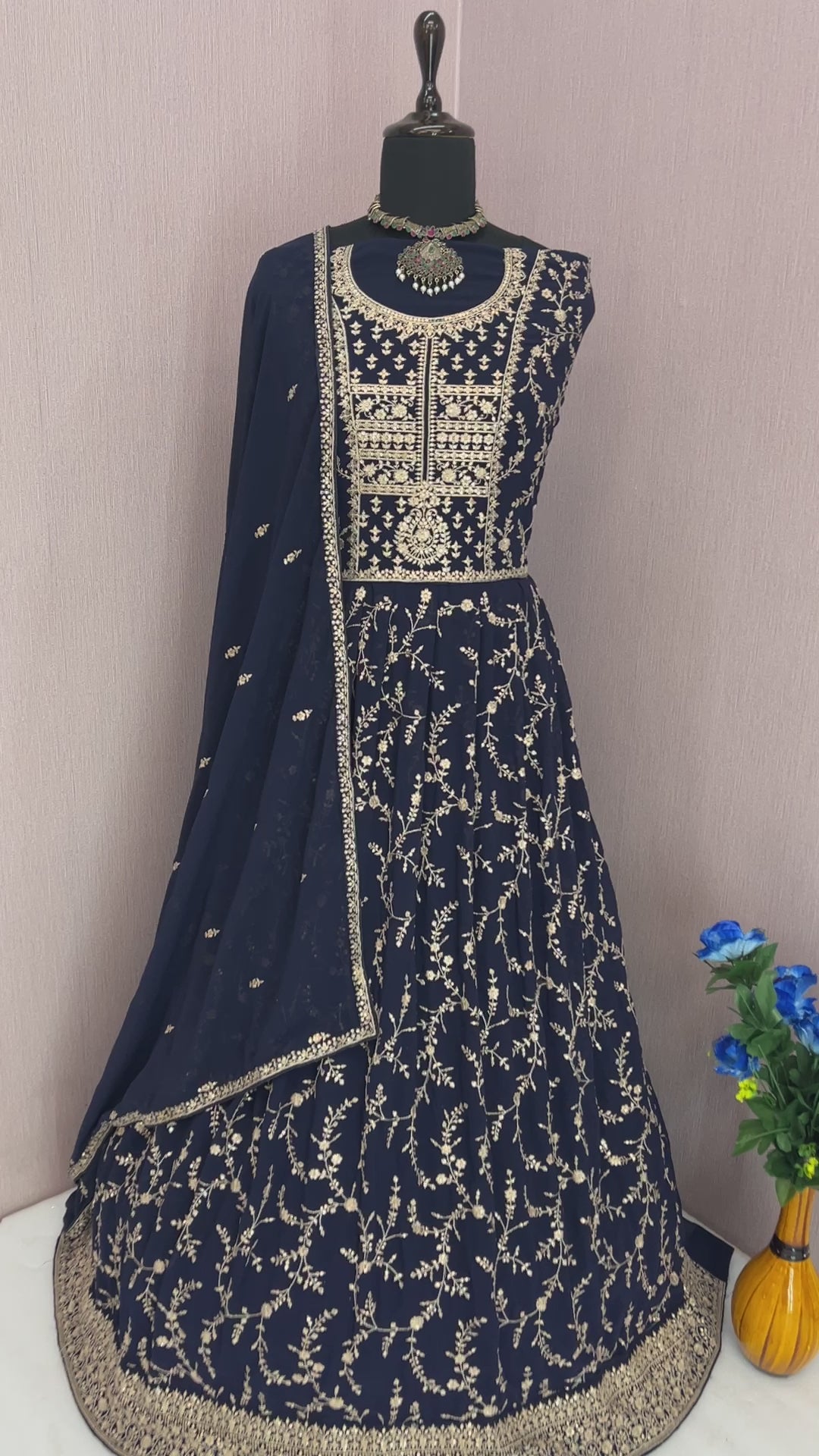 Semi Stitch / NAVY BLUE
